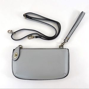 Joy Susan Wristlet Clutch in Pale Blue